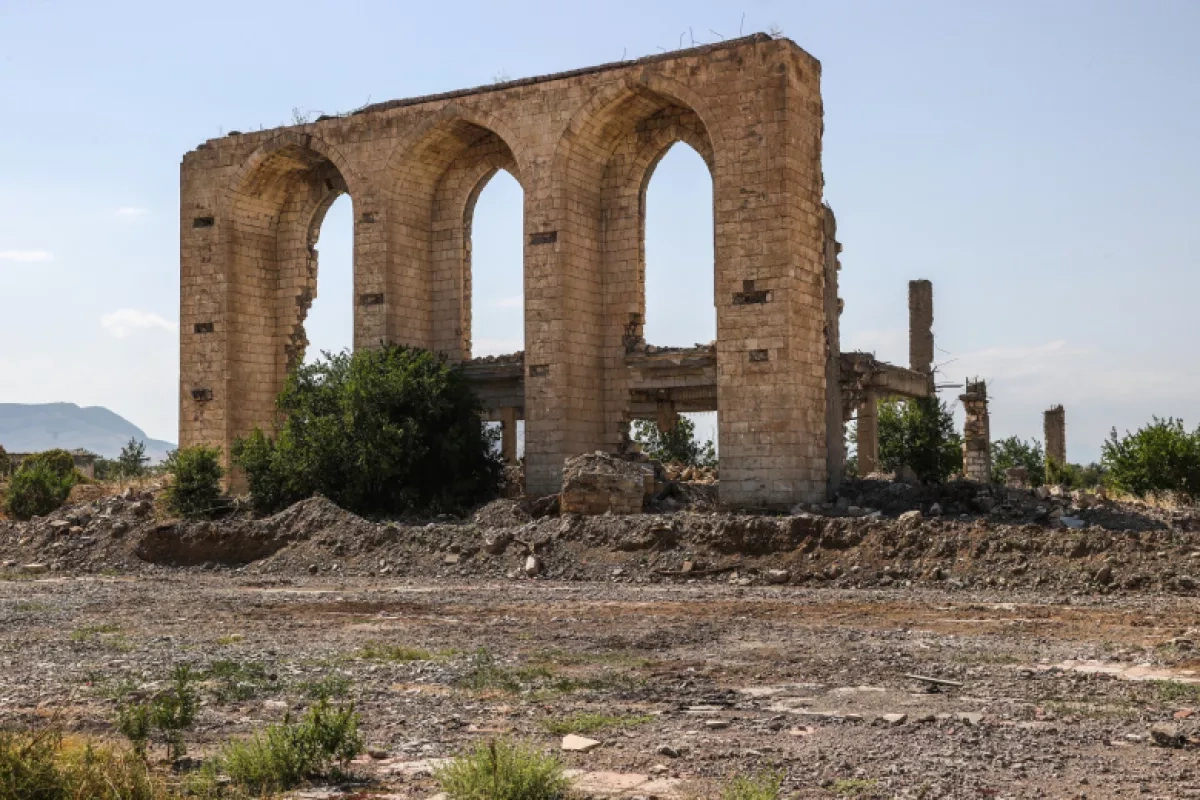 International travellers arrive in Karabakh to explore Aghdam reconstruction photo