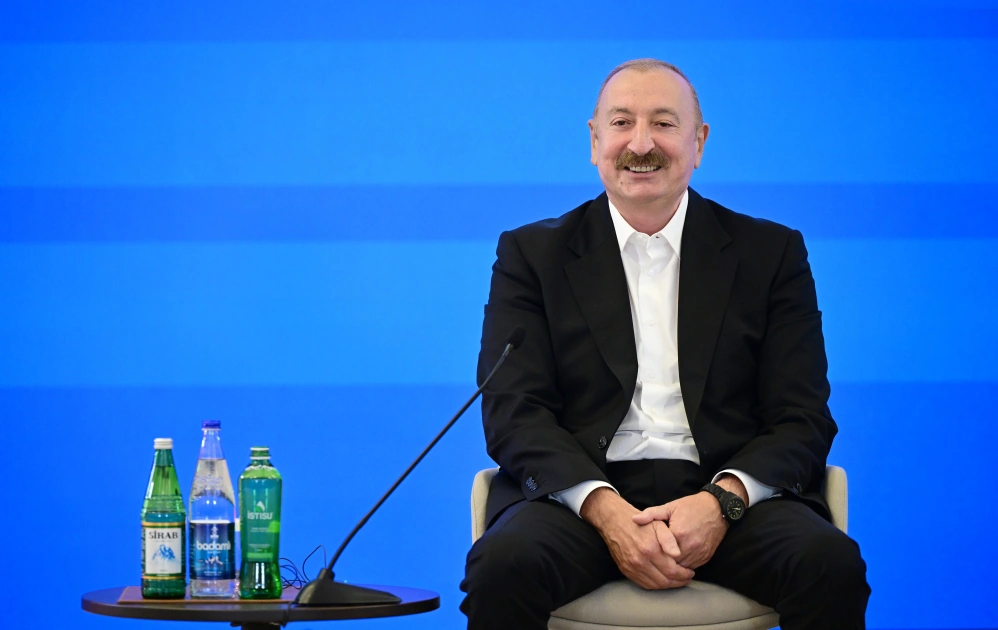 Azerbaijan and Kazakhstan, as countries located on both shores of the Caspian, cooperate very actively - President Ilham Aliyev (VIDEO)