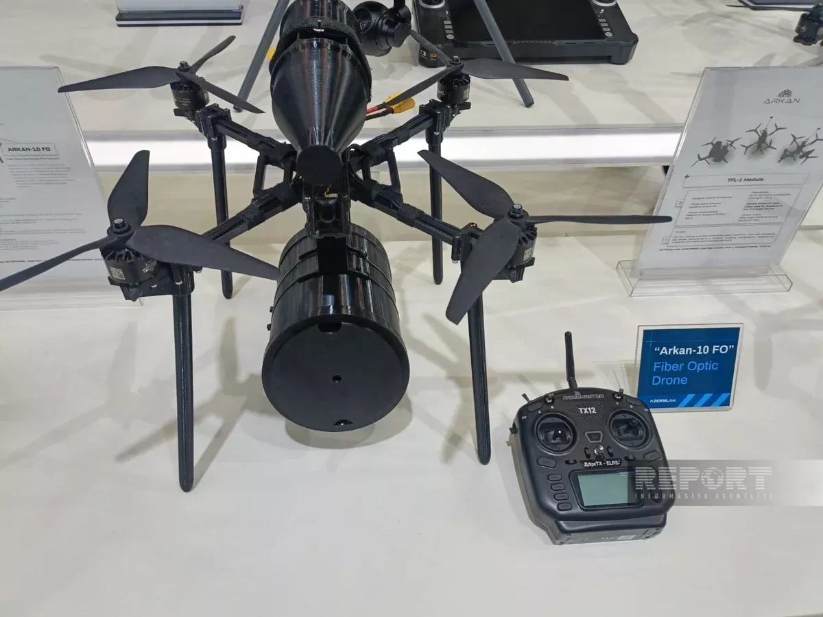 Azerbaijan unveils new AI-enabled kamikaze drones at defence expo Photo