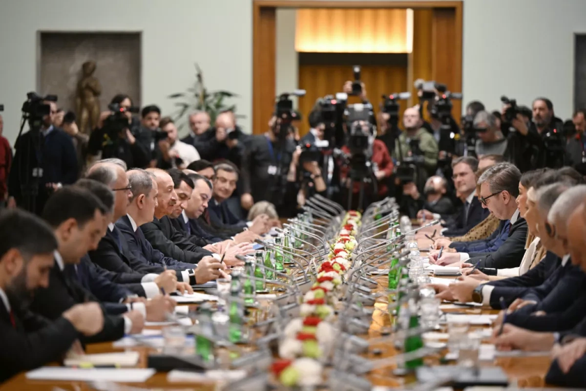 Azerbaijan, Serbia hold first Strategic Partnership Council meeting in Belgrade PHOTO
