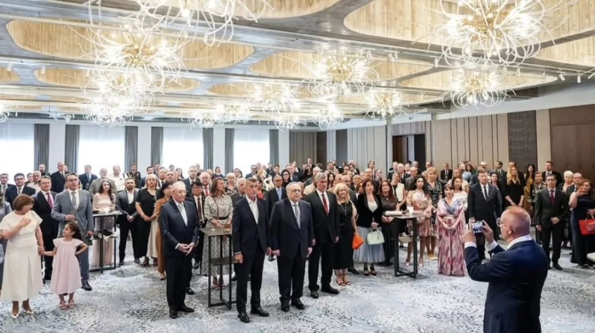 Czech PM praises Azerbaijan ties at Independence Day reception in Prague PHOTO