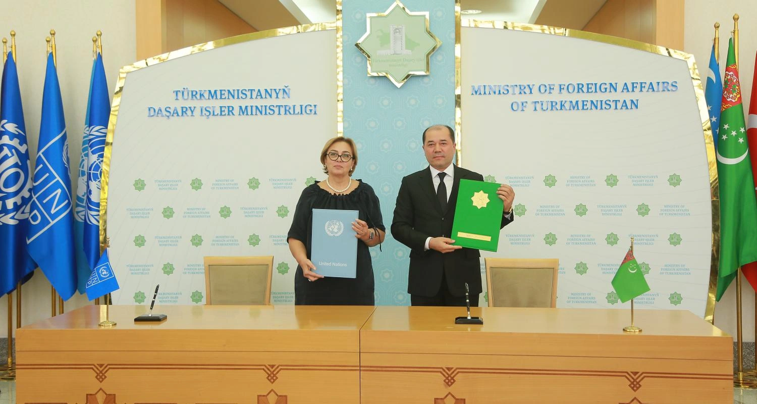 Turkmenistan, UNDP ink agreements on judicial digitalization, healthcare
