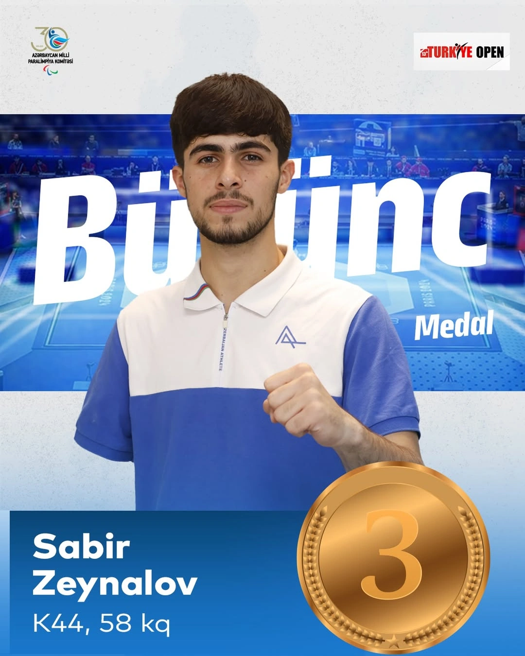 Azerbaijani para-taekwondo athletes win four medals (PHOTO)