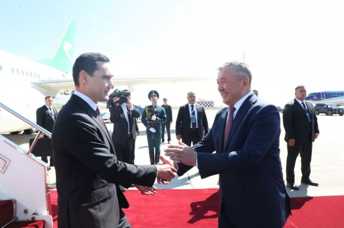 Turkmen president arrives in Kyrgyzstan for Central Asia–Azerbaijan summit