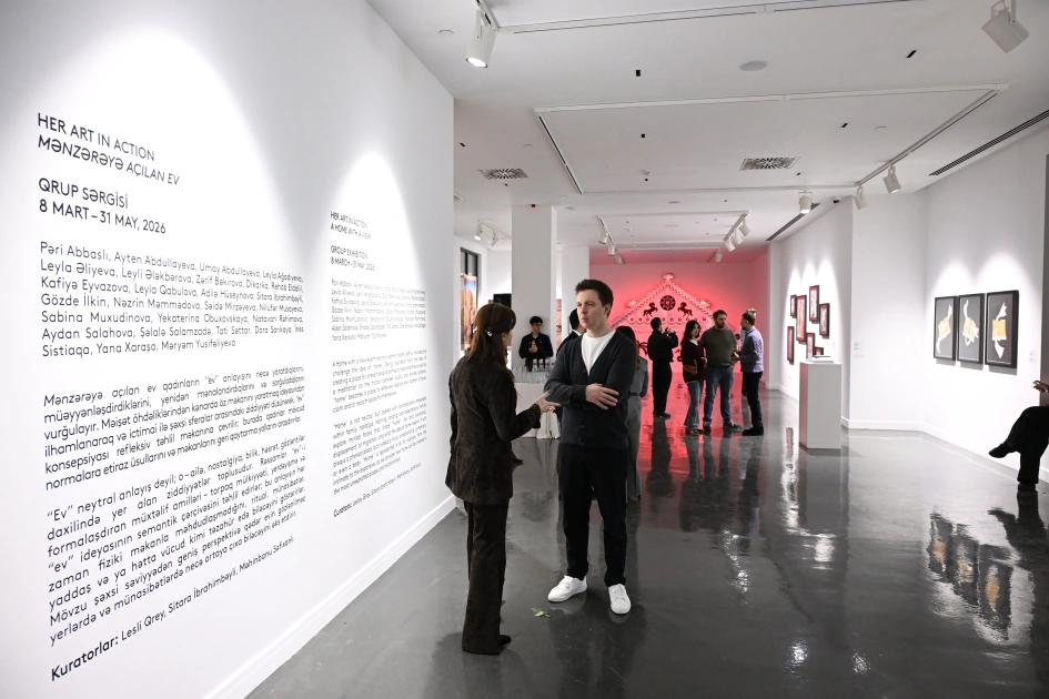 Leyla Aliyeva participates in group exhibition titled “A House Opening onto the Landscape” (PHOTO)