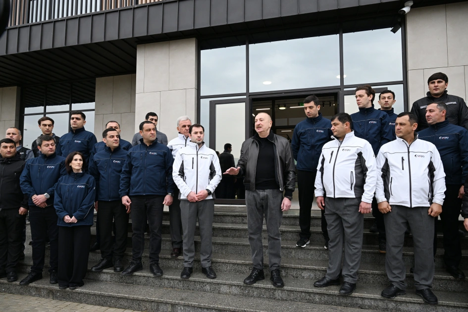 President Ilham Aliyev attends opening of Shirvan Agro livestock complex in Shamakhi (PHOTO)