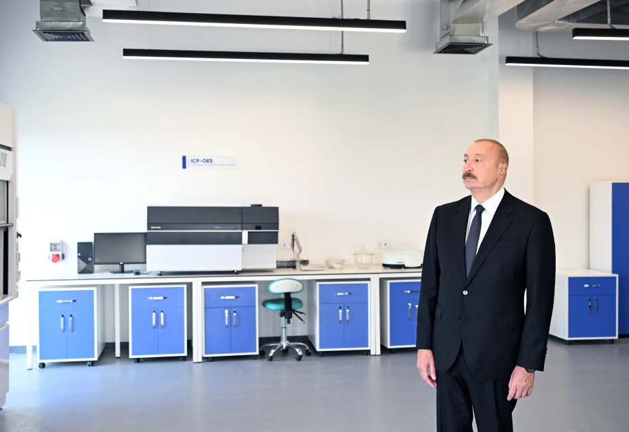 President Ilham Aliyev attends opening of 1st phase of “SABAH.city” innovation campus (PHOTO)