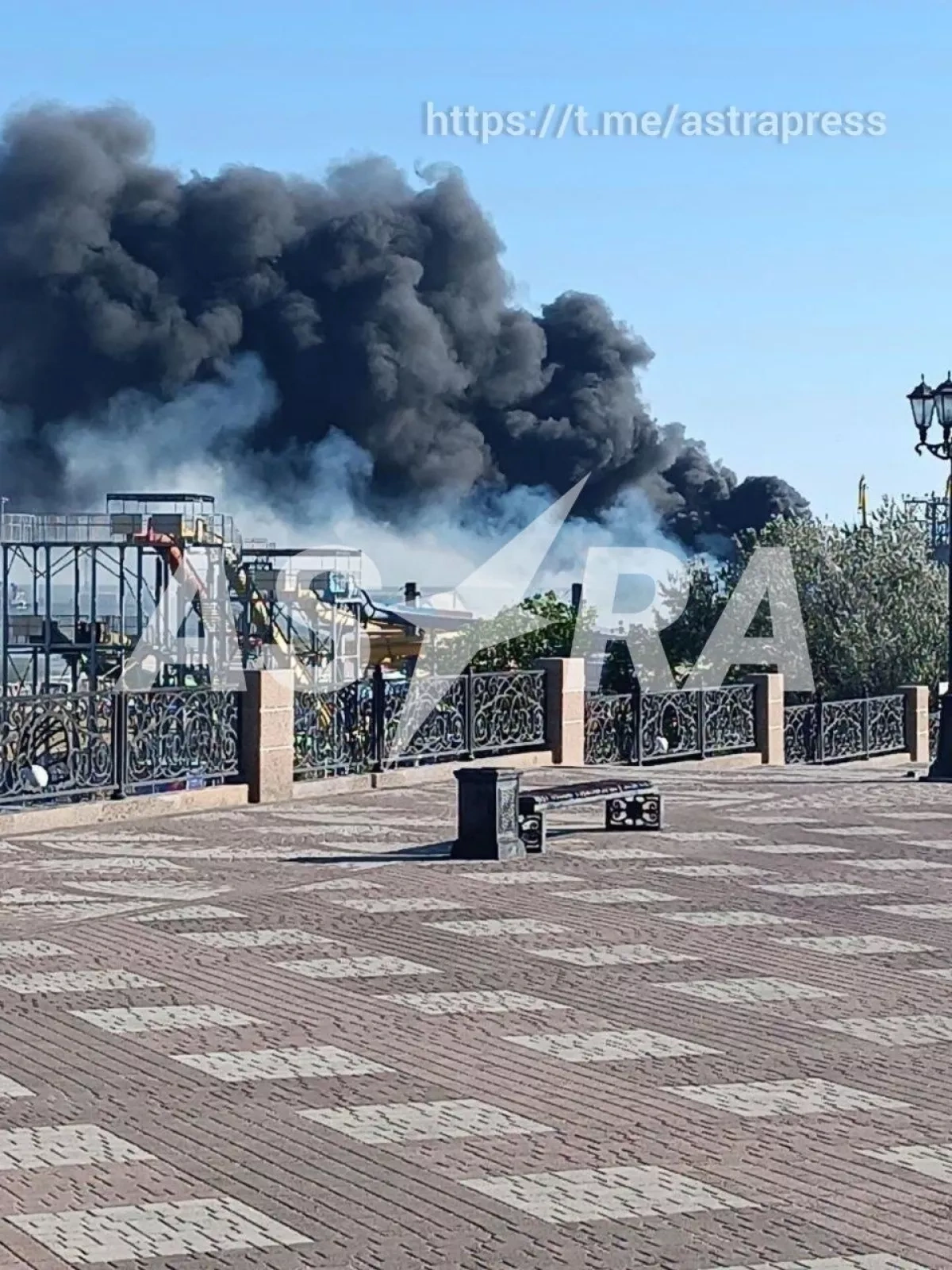 Yeysk seaport in Russia’s Krasnodar region hit by drone PHOTO
