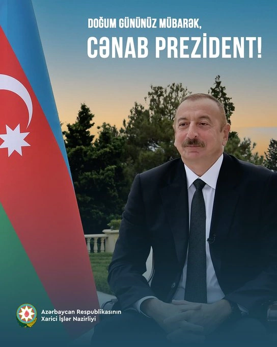 Azerbaijani FM сongratulates President Ilham Aliyev on his birthday