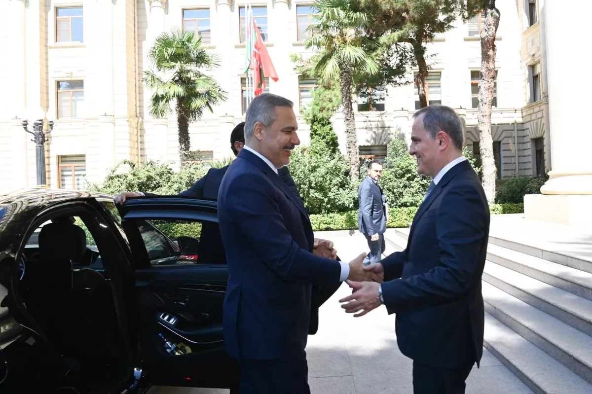 Azerbaijani FM welcomes his Turkish counterpart