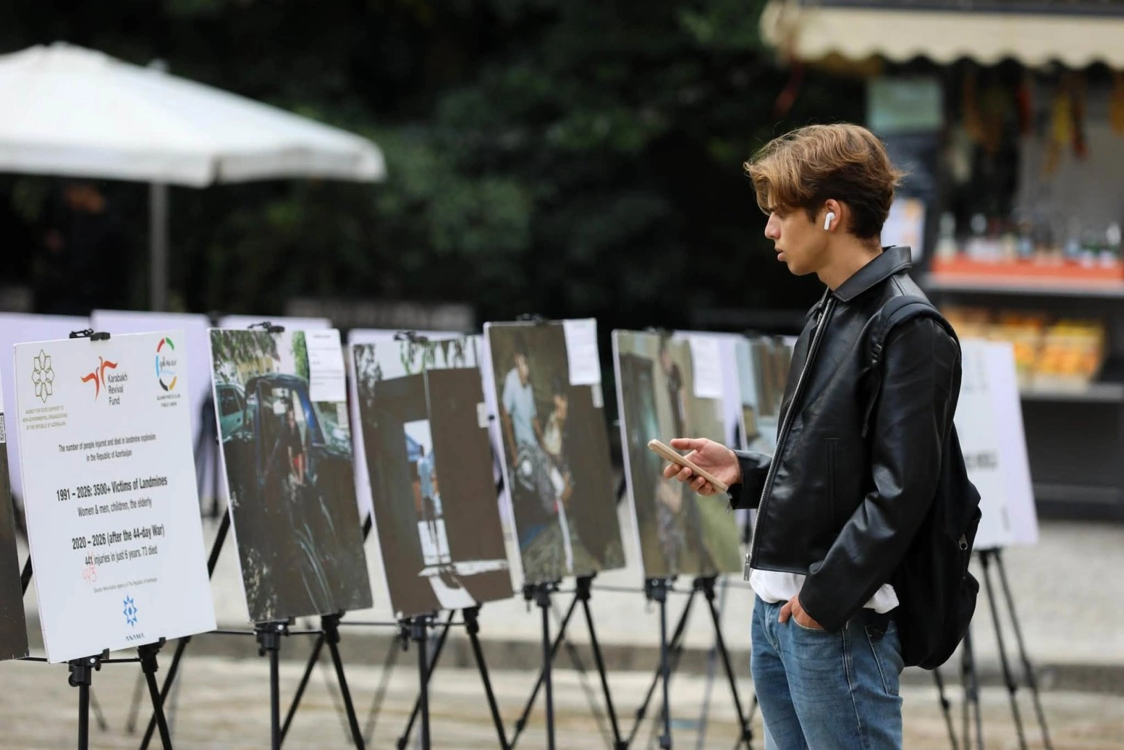 Azerbaijani NGO holds Milan photo show on landmines left after conflict (PHOTO)