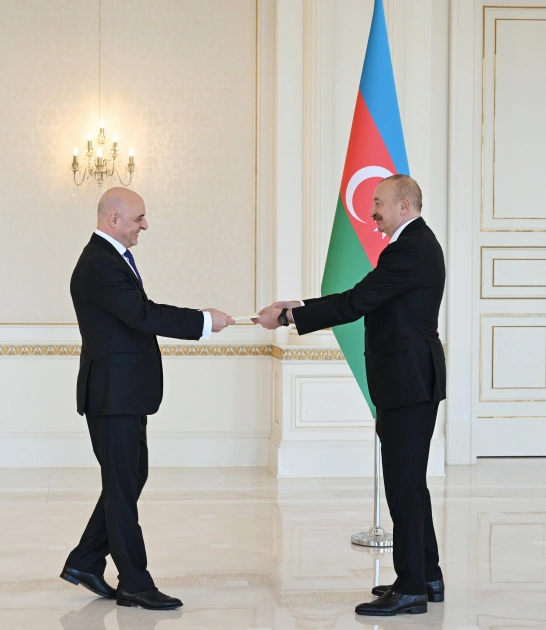 President Ilham Aliyev receives newly appointed ambassador of Georgia to Azerbaijan (PHOTO)