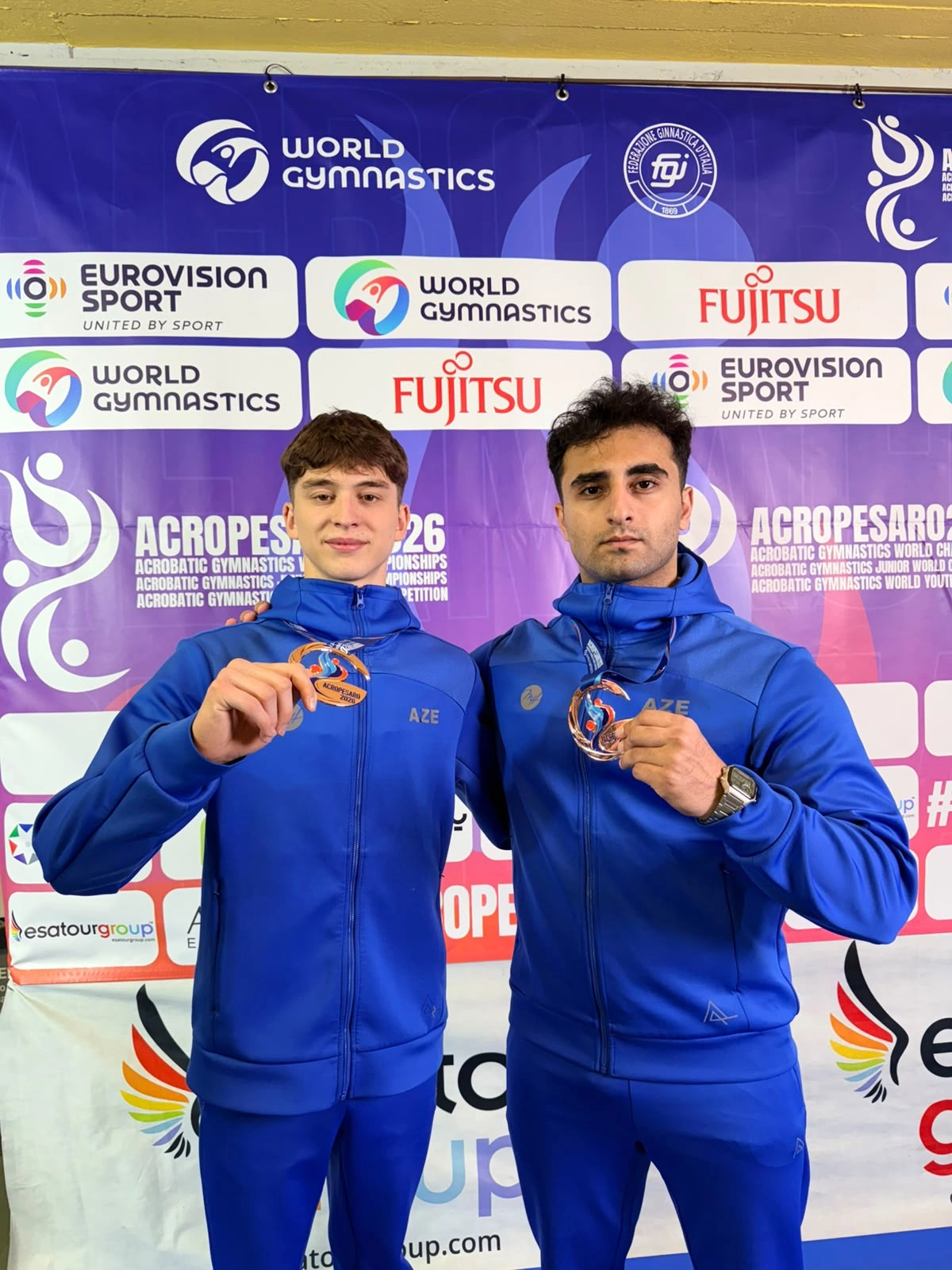 Azerbaijani acrobats win gold medals at World Championships (PHOTO)