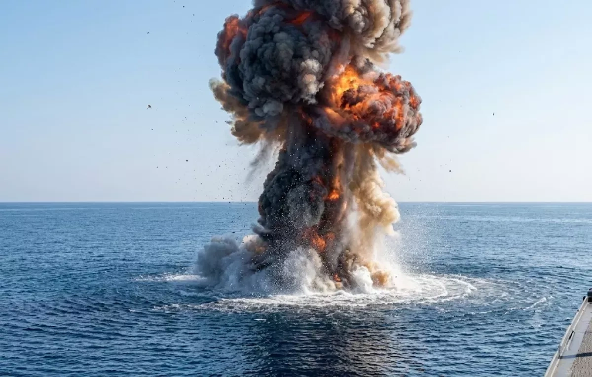 Romanian F-16 destroys maritime drone near Neptun Deep platform