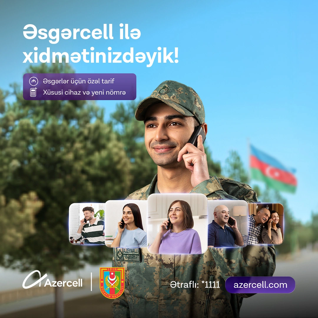 Azercell launches “Əsgərcell” offer on the occasion of 26 June – Armed Forces Day