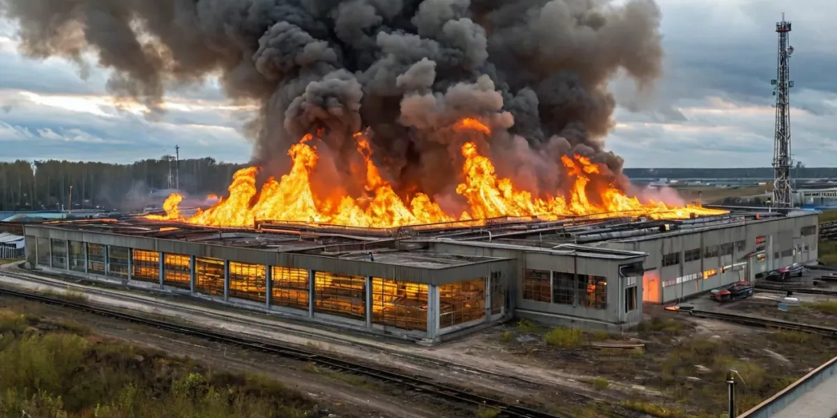 Massive fire engulfs pallet company in Dutch industrial park VIDEO