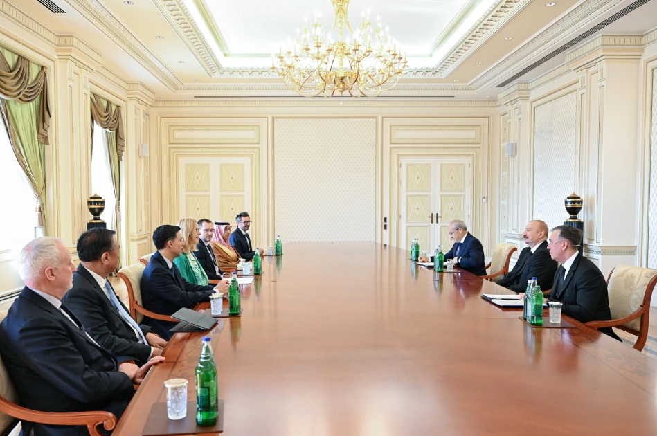President Ilham Aliyev meets heads of several international organizations (PHOTOS)