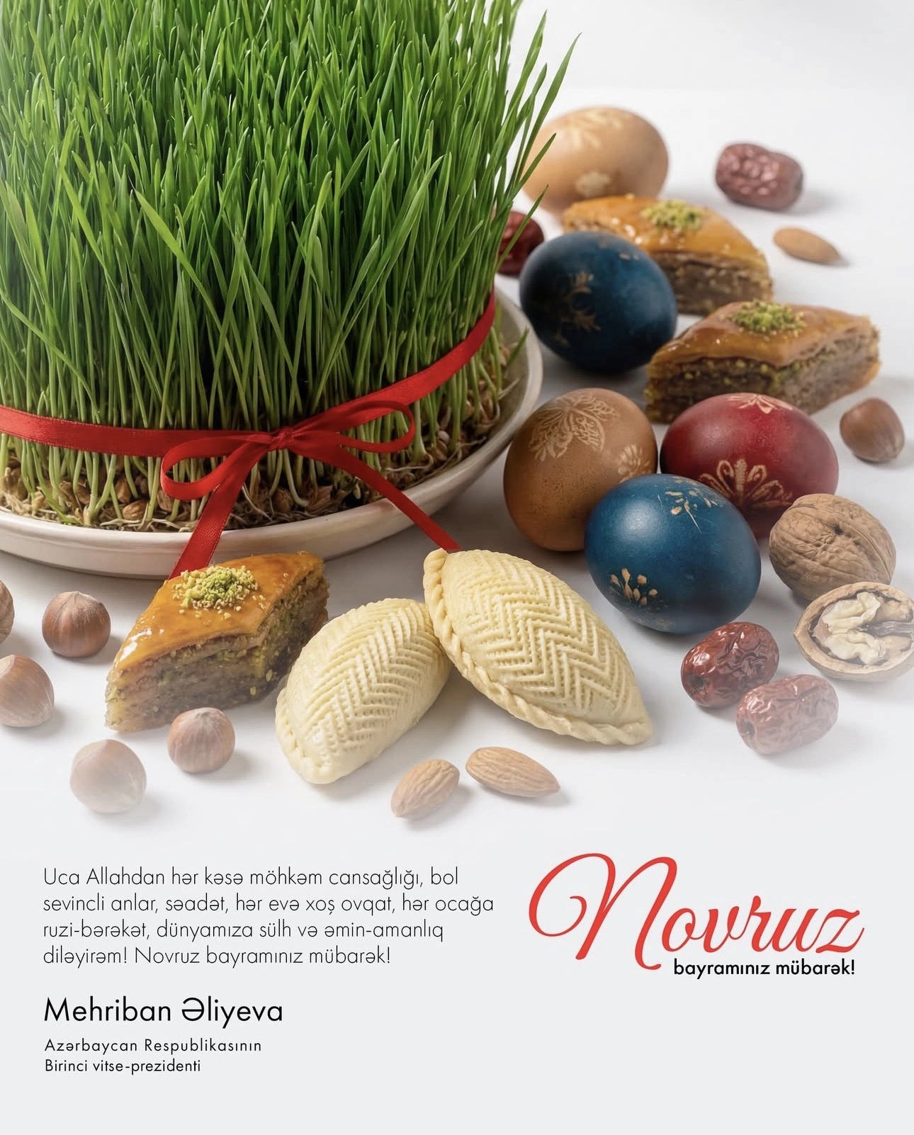 First VP Mehriban Aliyeva makes post on Novruz holiday (PHOTO)