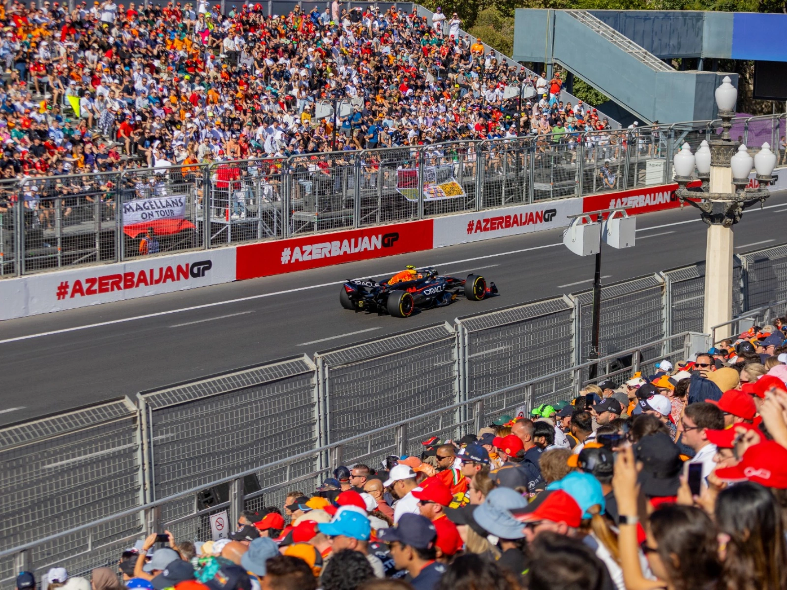 New grandstand installed for 10th Anniversary of Formula 1 Azerbaijan Grand Prix