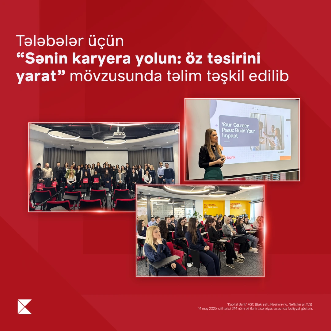 A training titled “Your career pass: build your own impact” was held for students benefiting from education loans